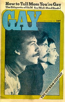 GAY cover, NYC mag