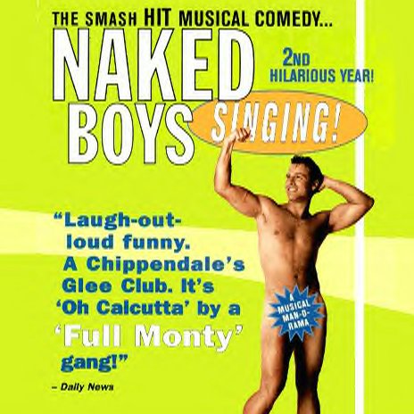 Naked Boys Singing poster