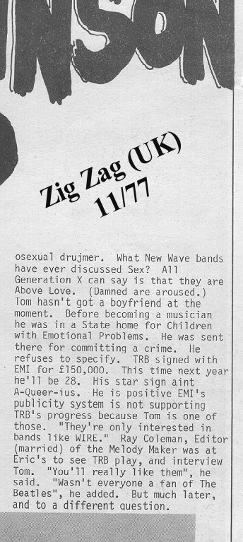 Zig Zag, 11/77
