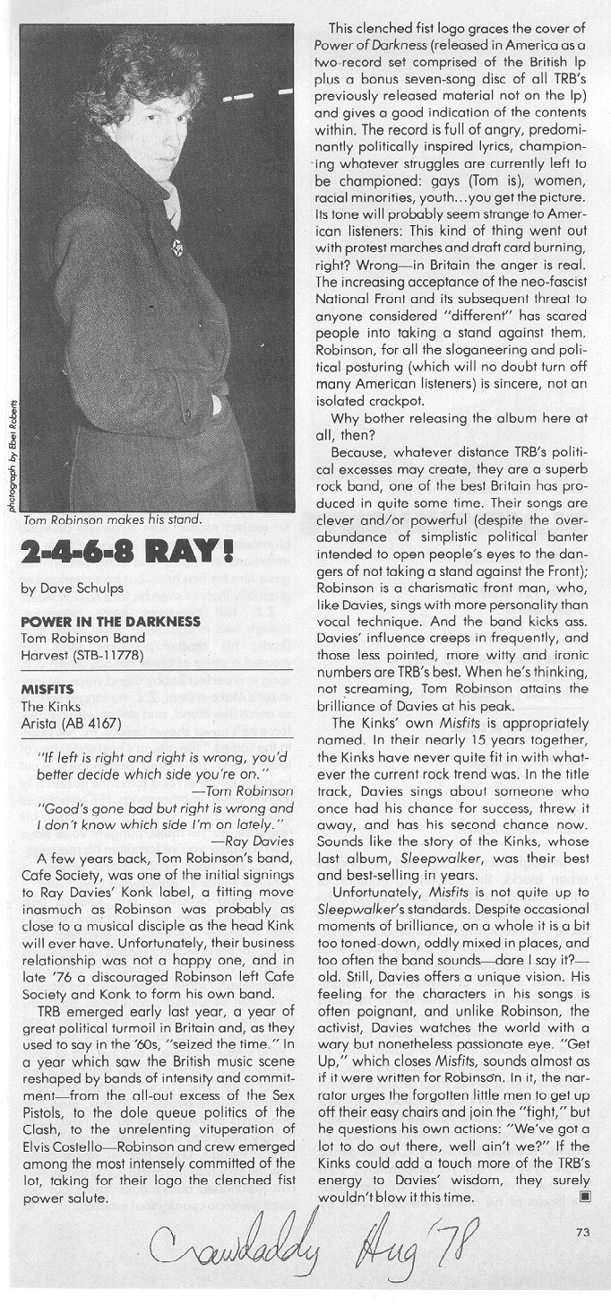 Crawdaddy, 5/78