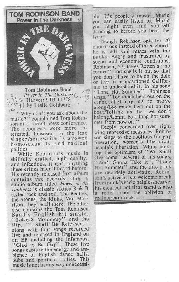 Gig, 9/78