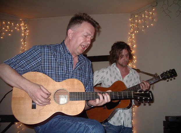 Tom Robinson & Adam Phillips, 6/11/04, photo by JD Doyle