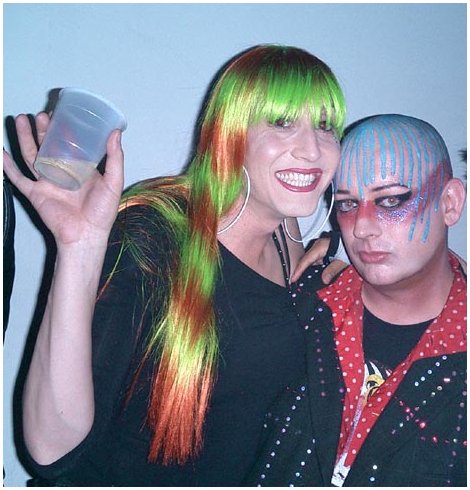 with Boy George
