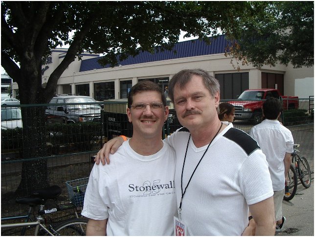 at Gay Pride, 2005