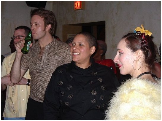 left to right, Dylan Rice, Jo Jo Gentry, and Rachael Sage