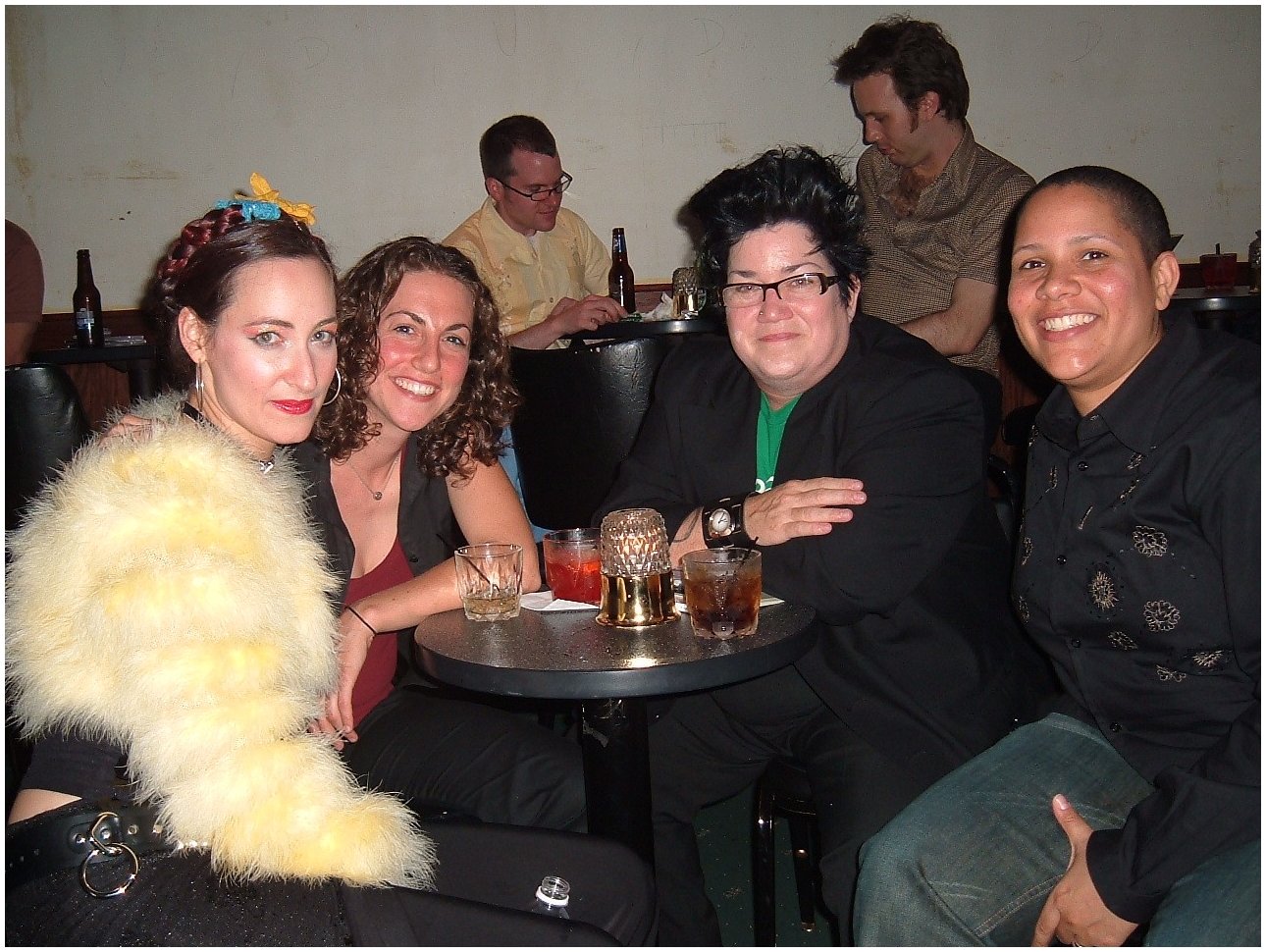 Rachael Sage, Nadine Goellner, and JoJo Gentry (Dylan Rice in background)