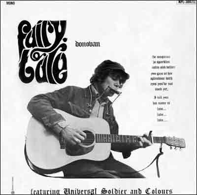 The UK cover for Donovan's "Fairy Tale" LP