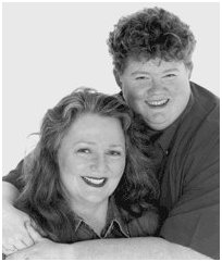 Carolyn Marshall (left) and Pat Grant